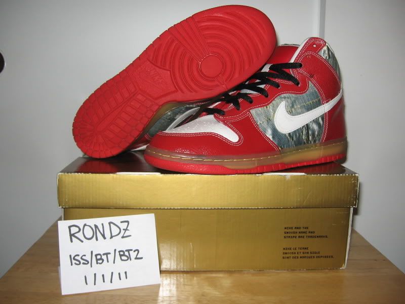 Nike Dunk High Premium Shoe Goo (Size 10) BapeTalk A Bathing Ape